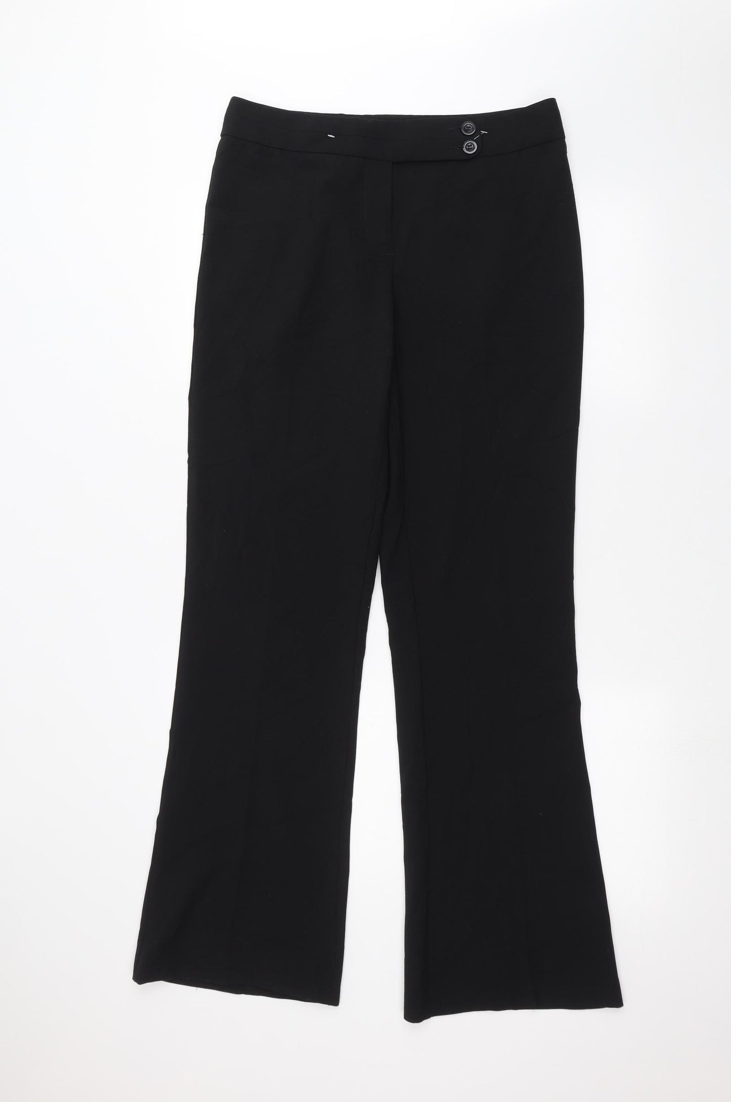 George Womens Black   Trousers  Size 12 L29 in