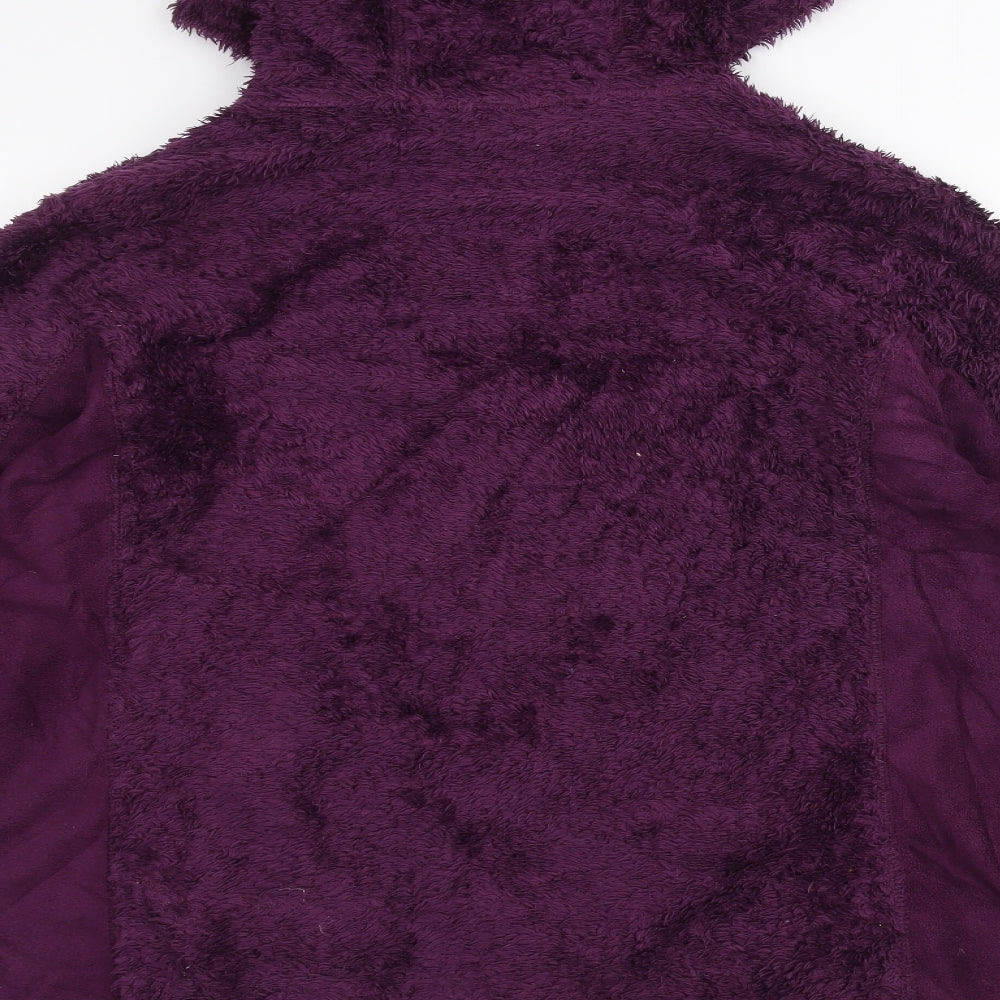 Weatherproof Womens Purple   Full Zip Hoodie Size L