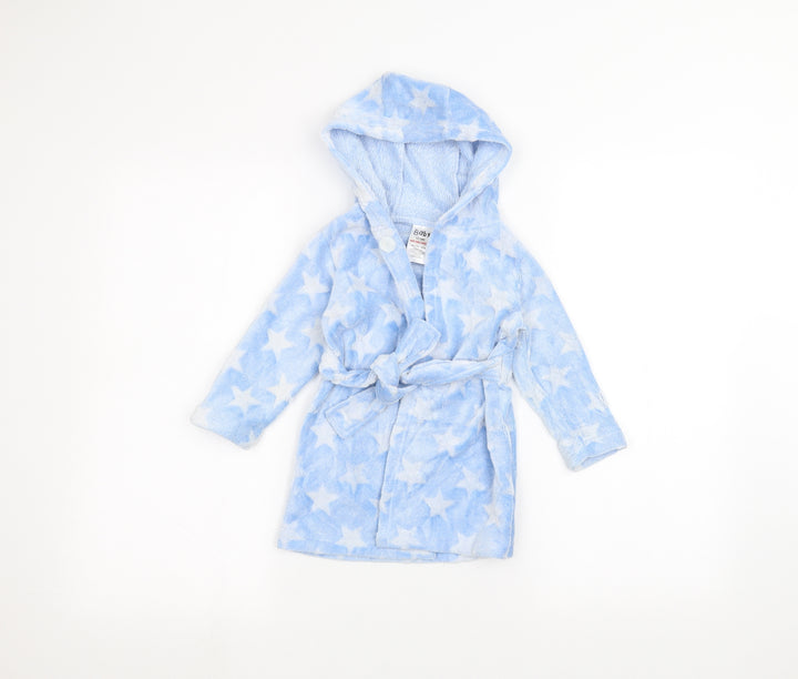 Baby Baby Black Solid Babydoll Robe Size 12-18 Months