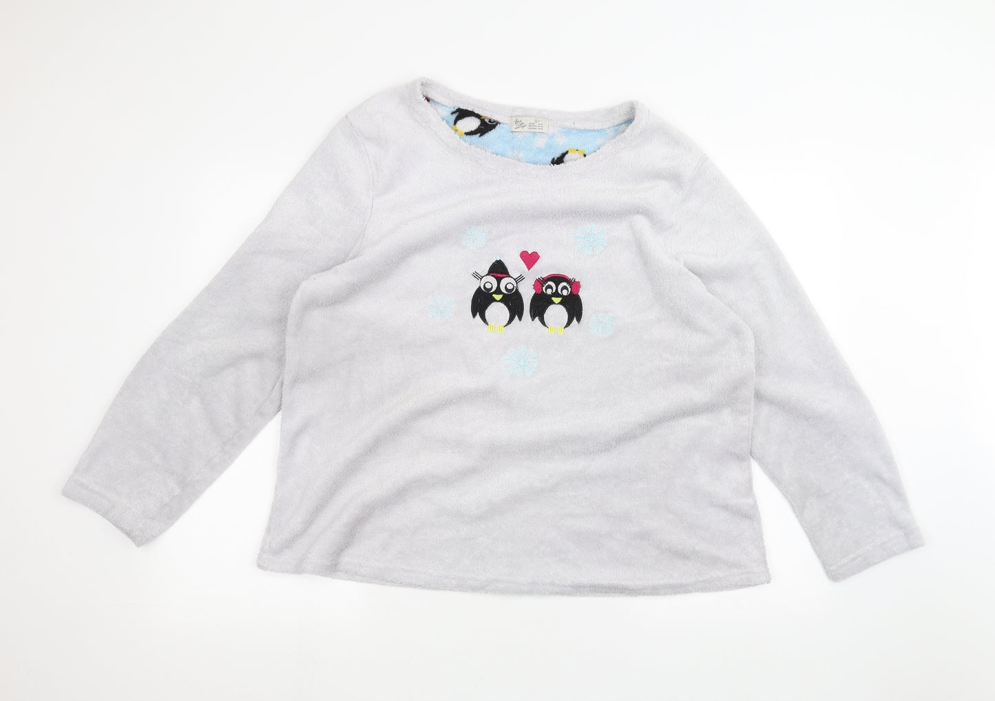 Primark Womens Grey   Pullover Jumper Size L  - Love to lounge