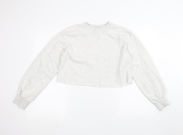 H&M Womens White   Pullover Jumper Size S