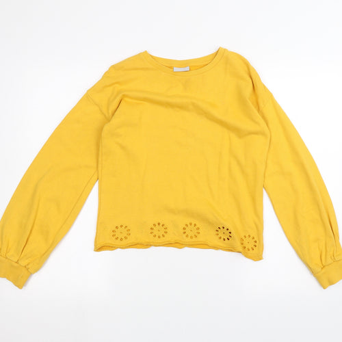 Matalan Girls Orange   Pullover Jumper Size 11 Years