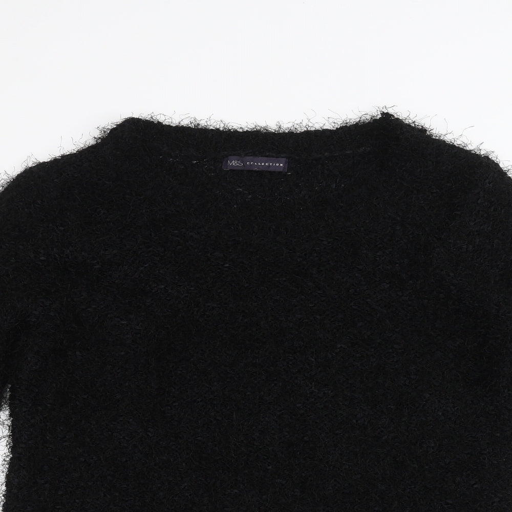 Marks and Spencer Womens Black   Pullover Jumper Size 10