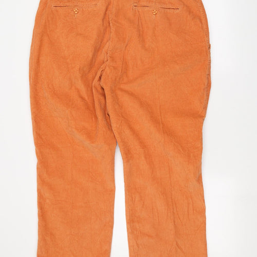Preworn Womens Orange   Trousers  Size 40 in L26 in