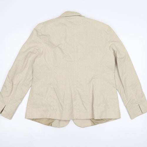 BM Womens Beige   Jacket  Size 16