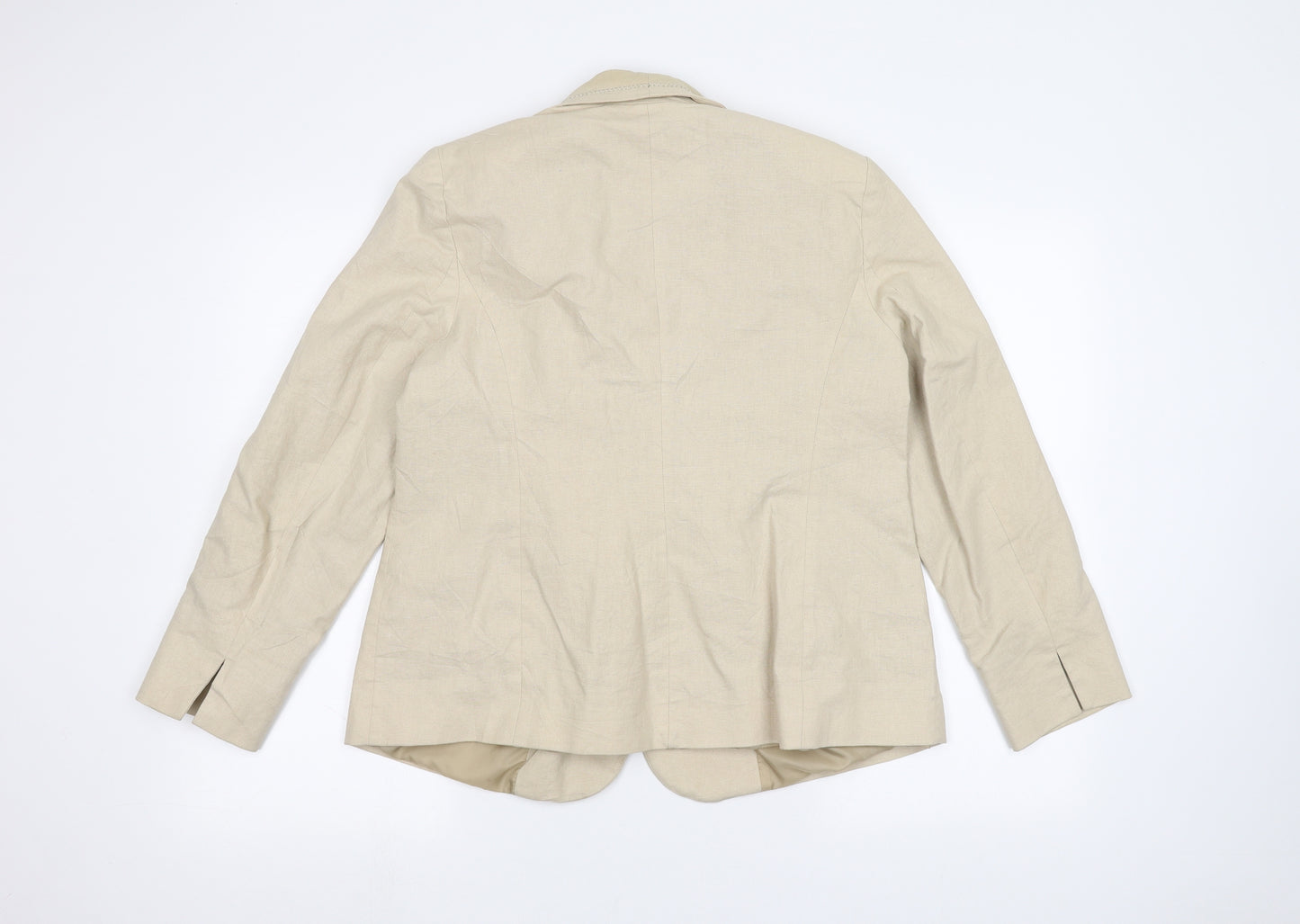 BM Womens Beige   Jacket  Size 16