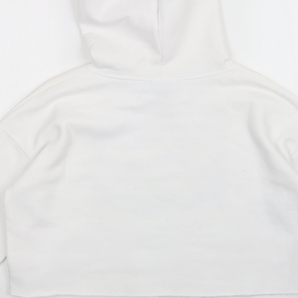 New Look Girls White   Pullover Hoodie Size 14-15 Years