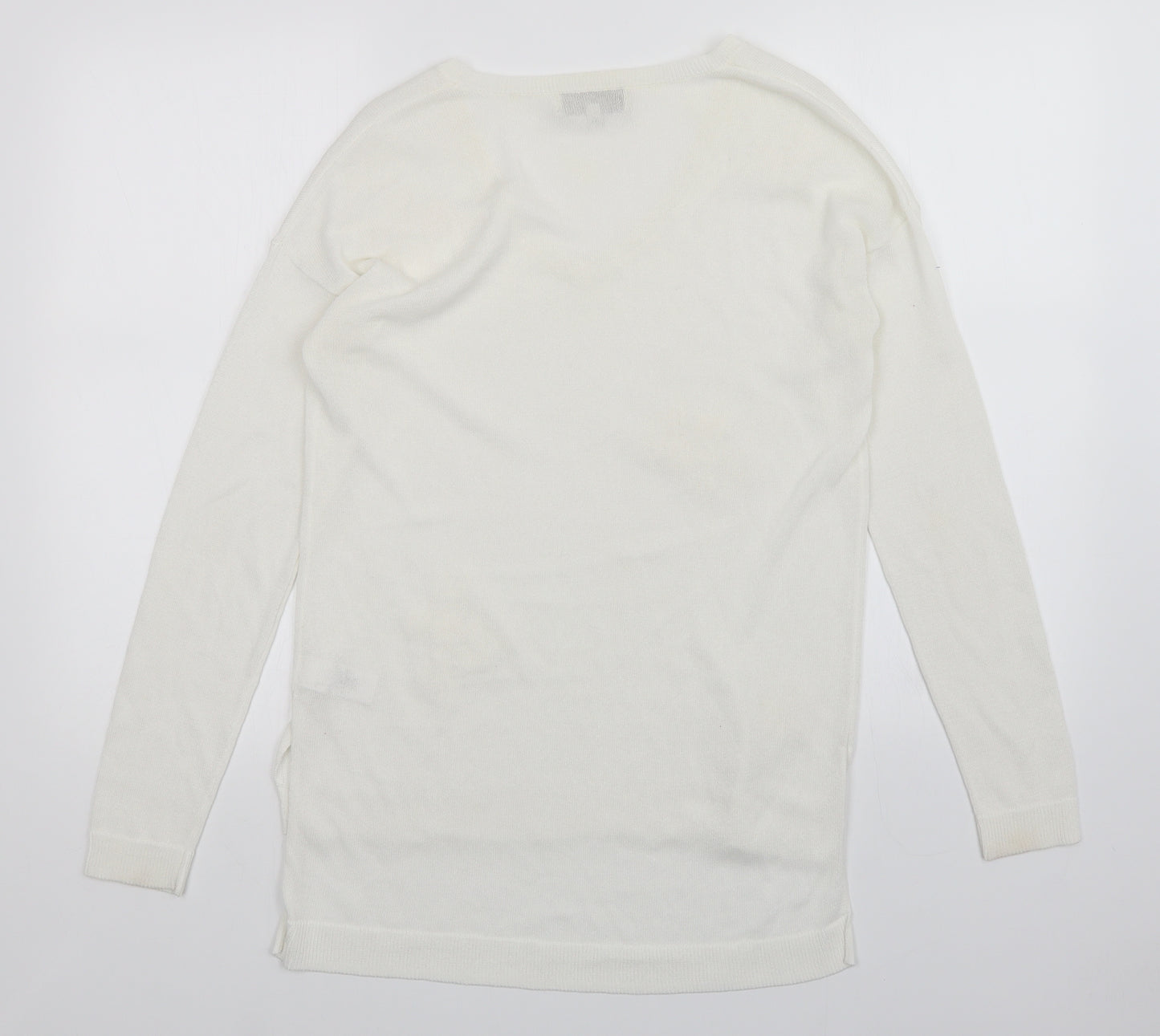 NEXT Womens White   Pullover Jumper Size 8