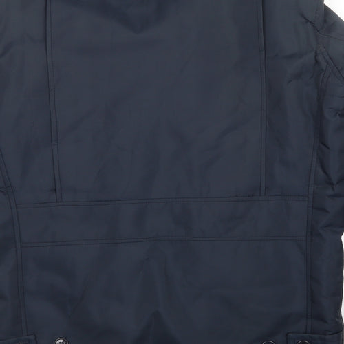 skyways Mens Blue   Rain Coat Coat Size S