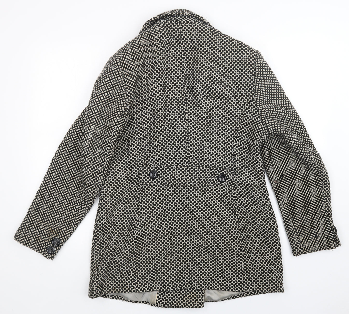 Berkertex Womens Multicoloured Polka Dot  Overcoat Coatigan Size 14