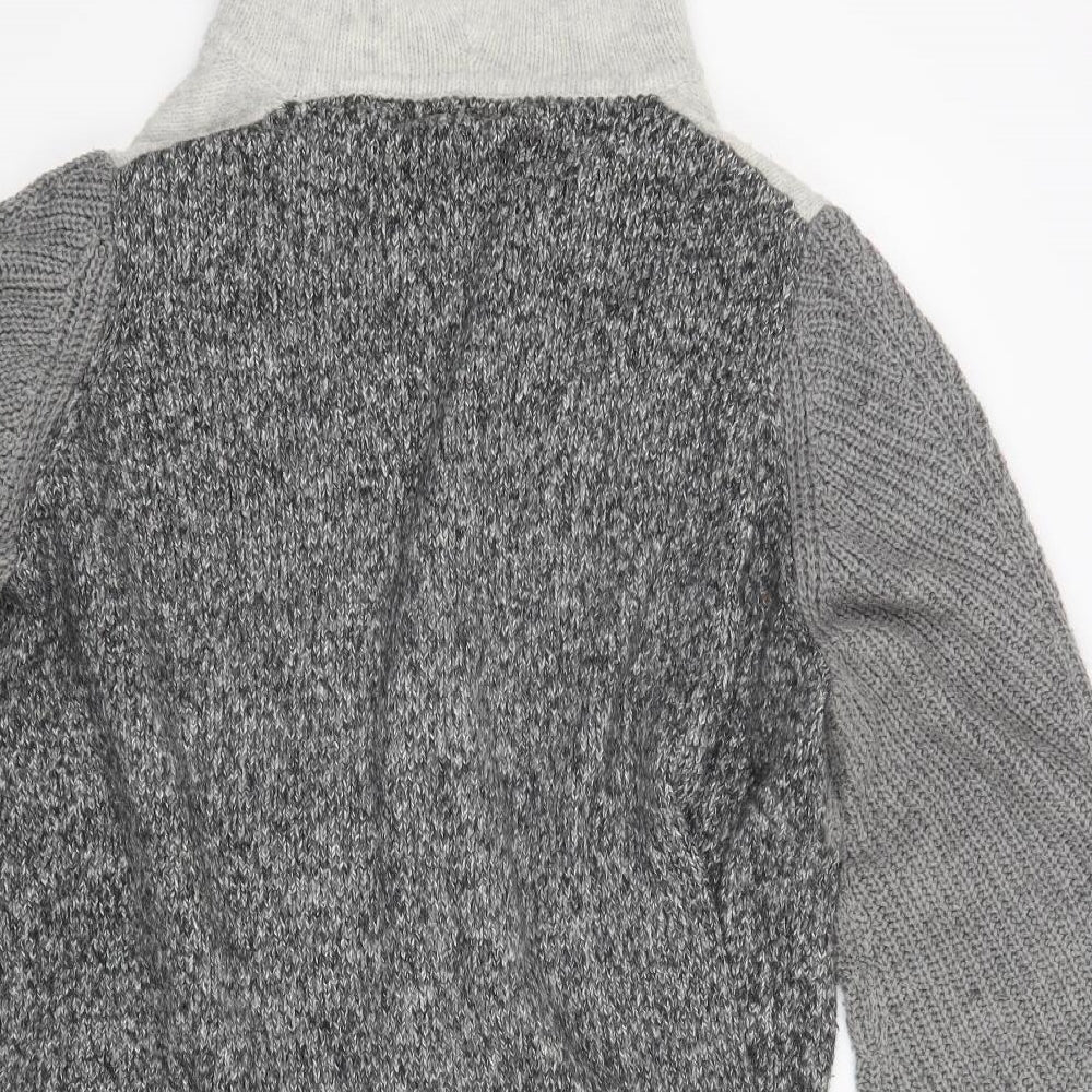 M&S Womens Grey   Overcoat Coatigan Size XL