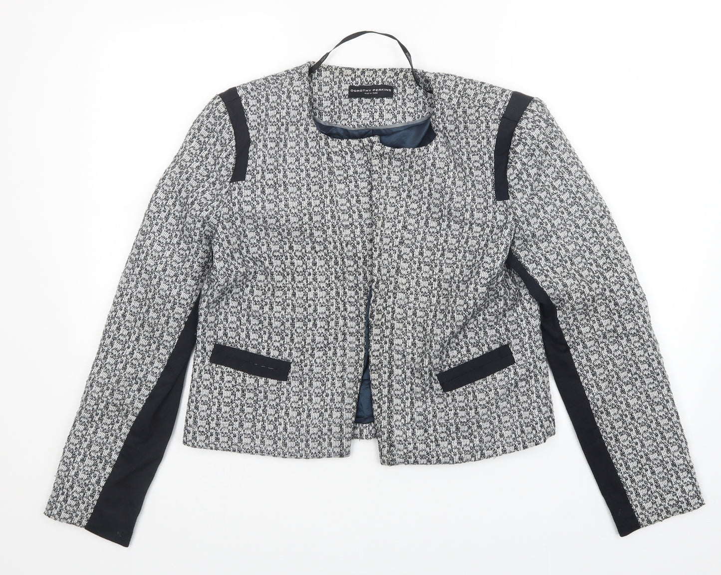 Dorothy Perkins Womens Grey   Shrug Jumper Size 14