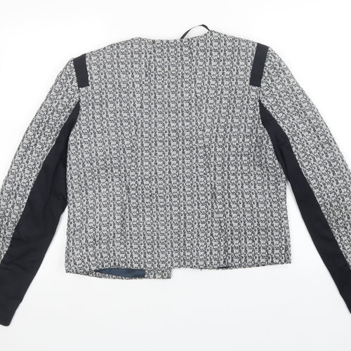 Dorothy Perkins Womens Grey   Shrug Jumper Size 14