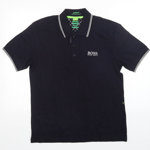 HUGO BOSS Mens Blue    Polo Size L