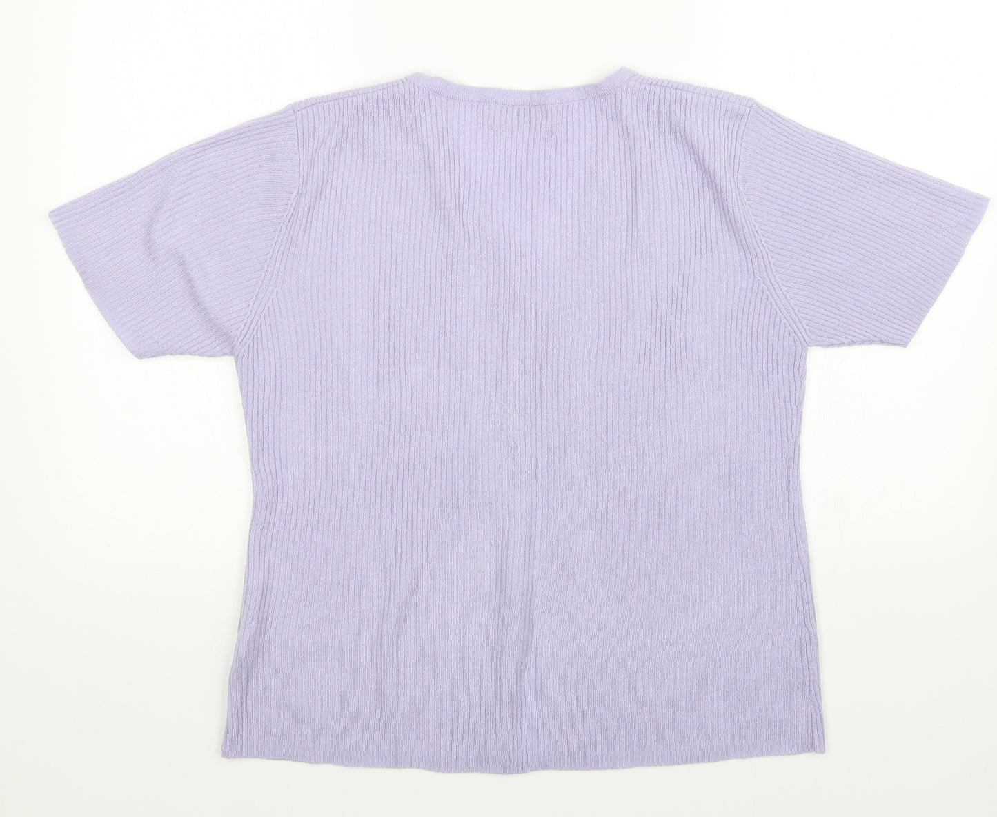 Bonmarché Womens Purple   Cardigan Jumper Size L