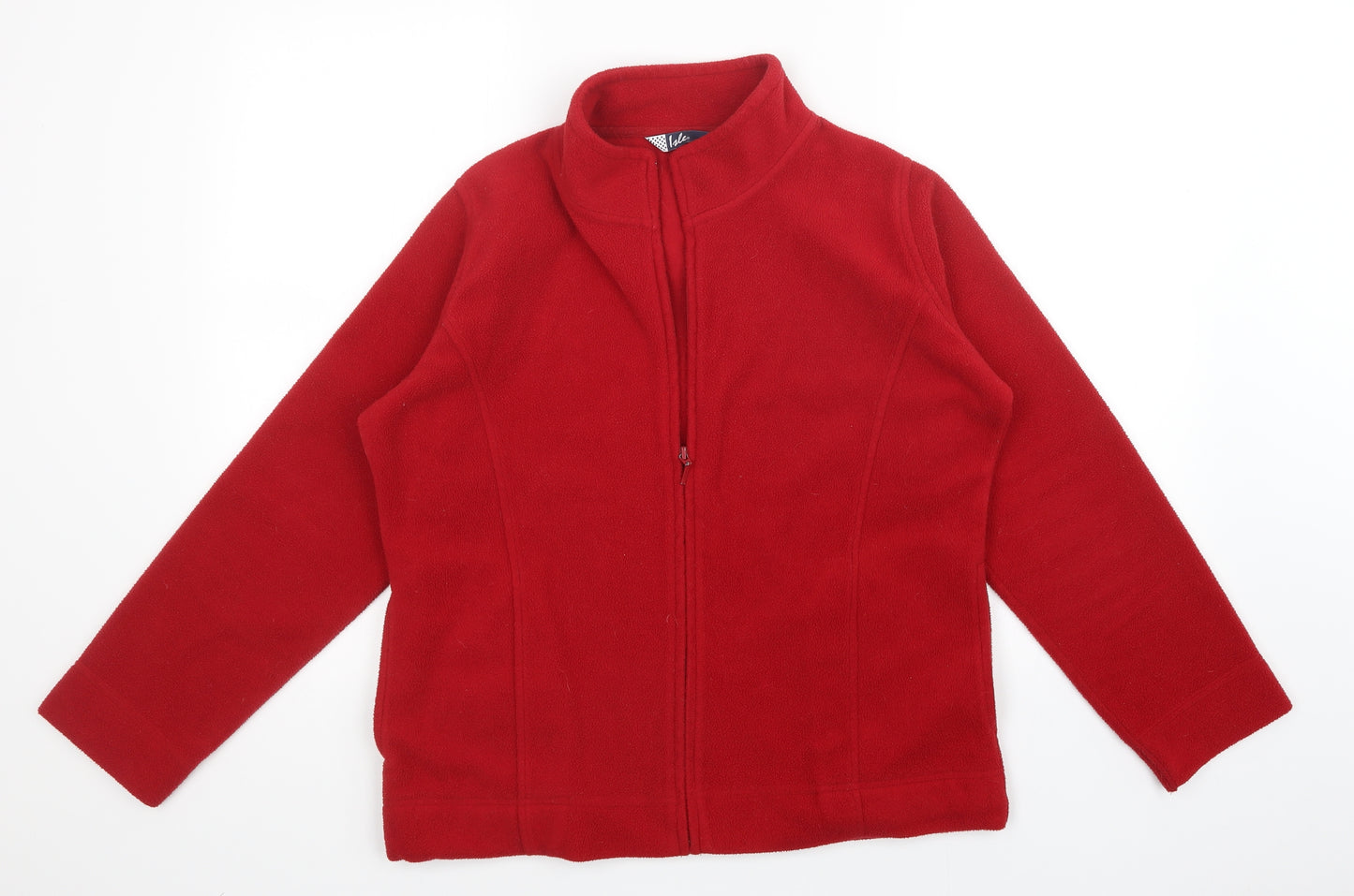 BlE Womens Red   Full Zip Sweatshirt Size M