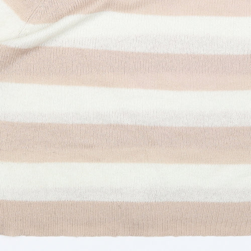 Internacionale Womens Multicoloured Striped  Pullover Jumper Size 16