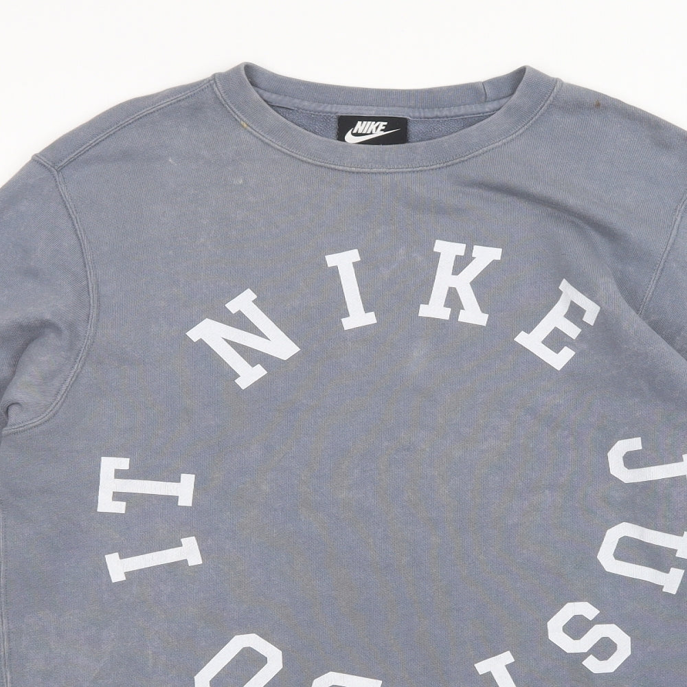 Nike Womens Grey   Pullover Jumper Size S