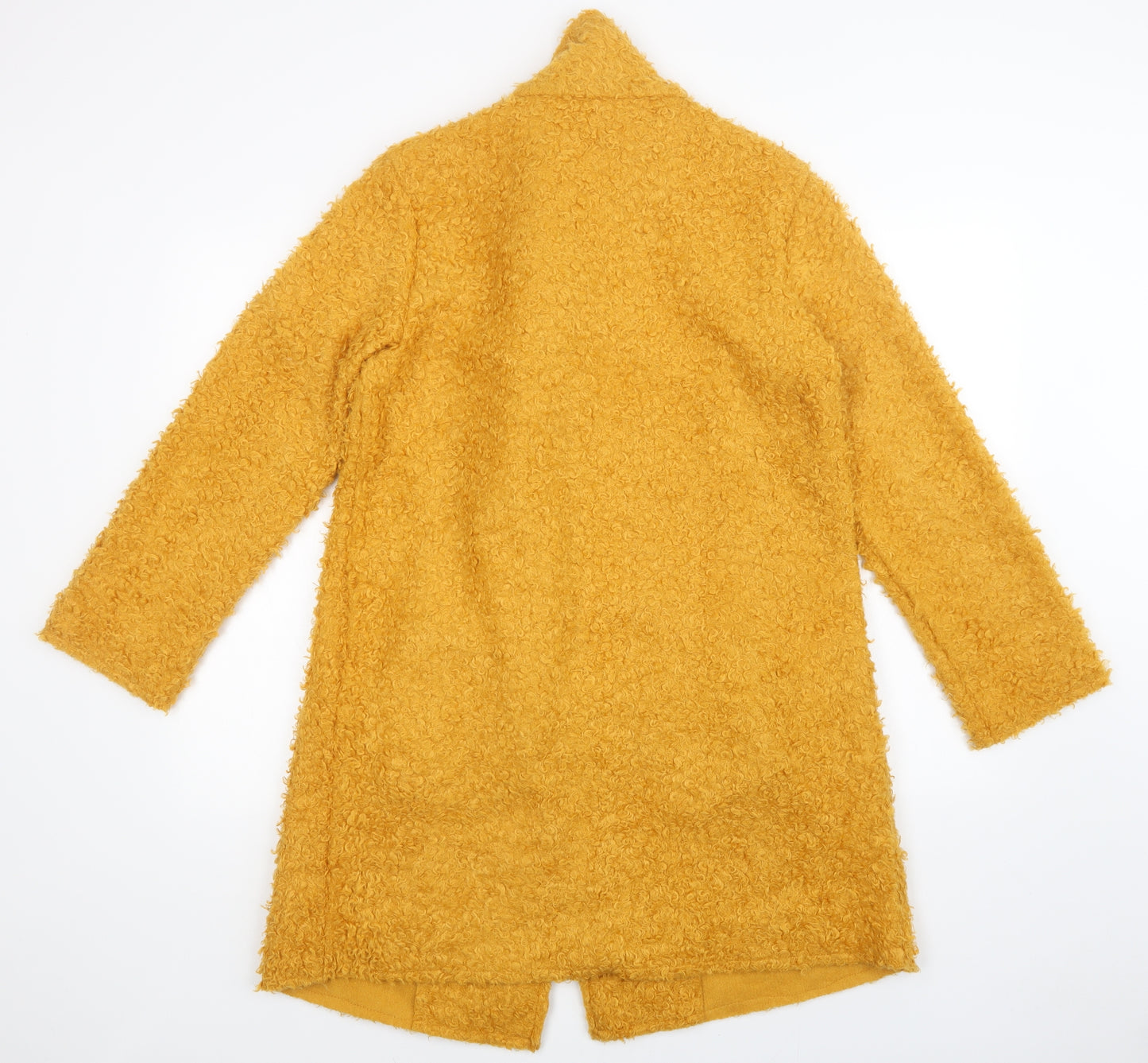 Preworn Womens Yellow   Overcoat Coatigan