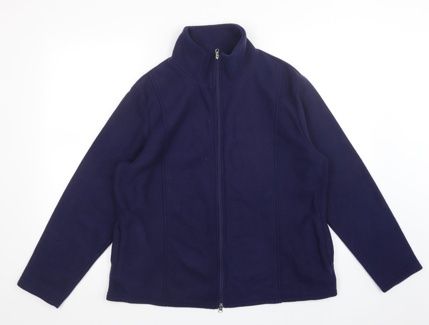 anne de lancay Womens Purple   Full Zip Sweatshirt Size M