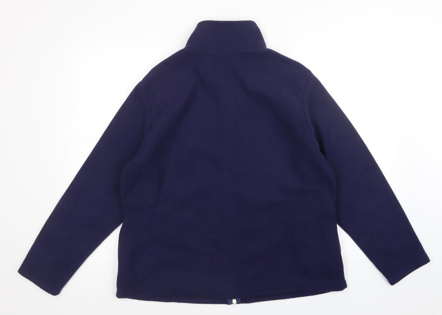 anne de lancay Womens Purple   Full Zip Sweatshirt Size M