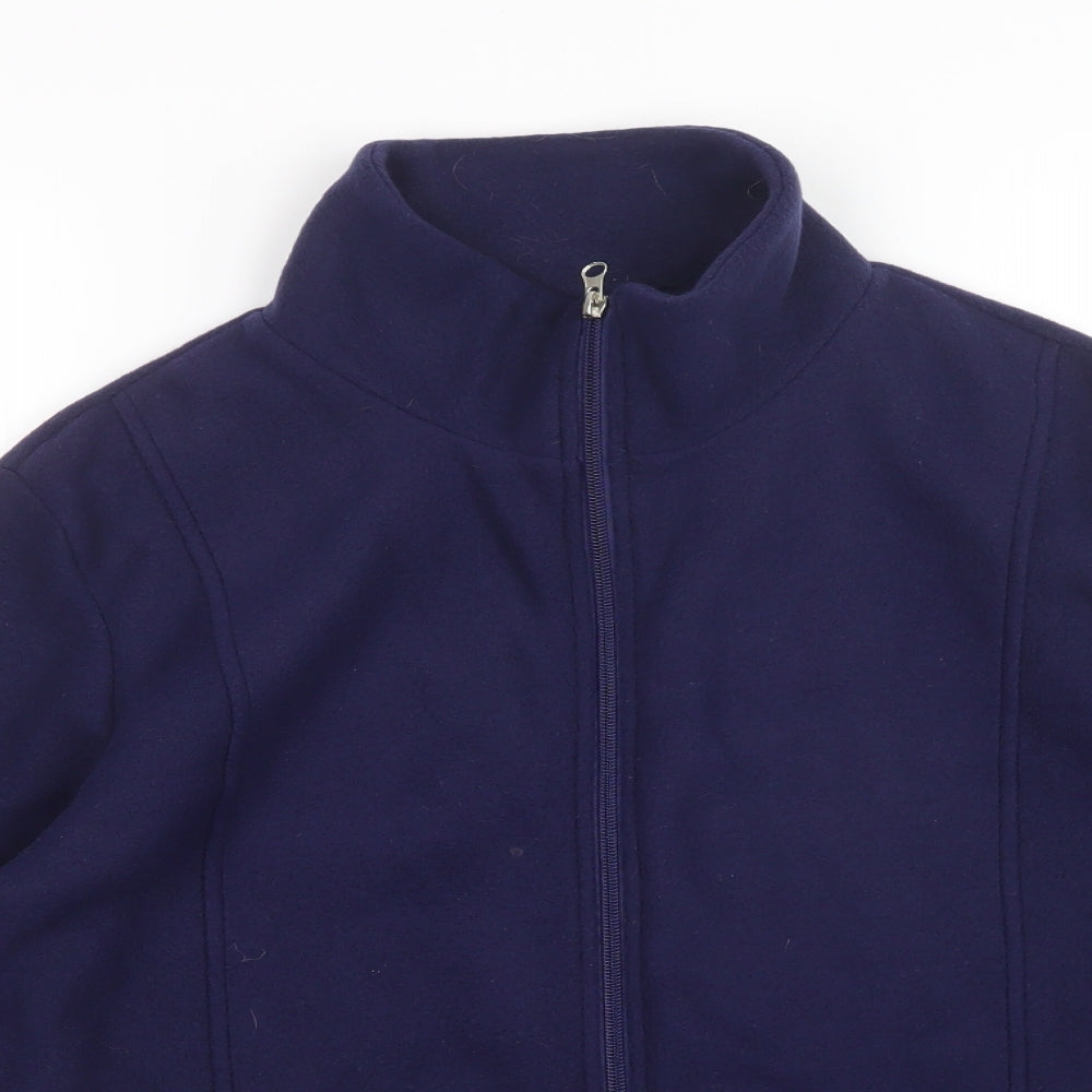 anne de lancay Womens Purple   Full Zip Sweatshirt Size M