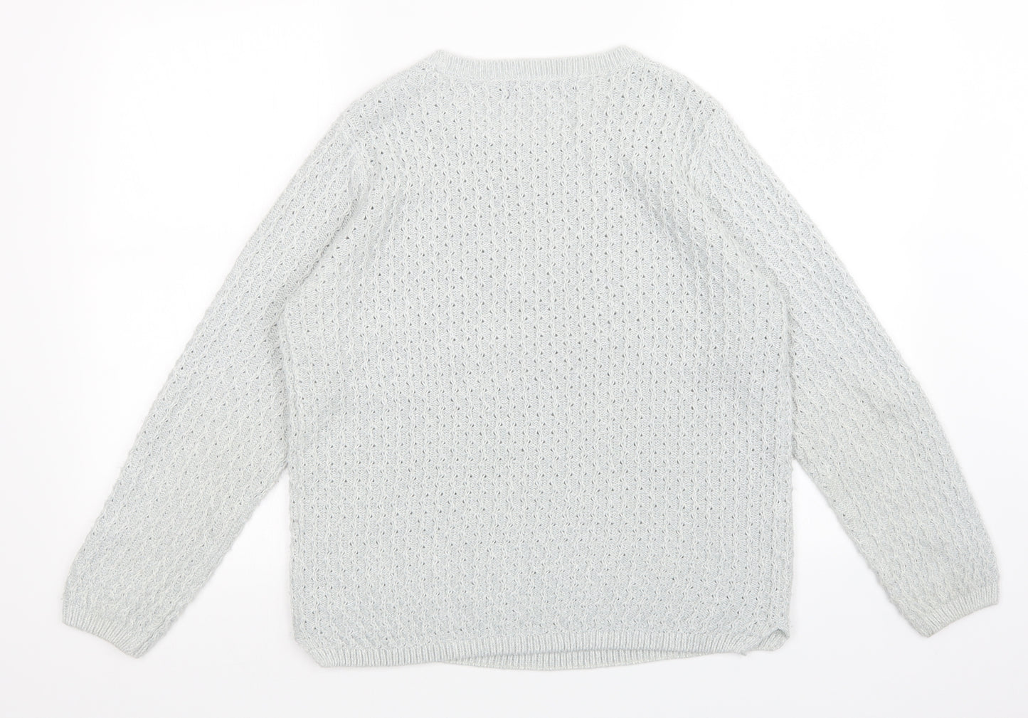 Isle Womens Grey   Pullover Jumper Size S
