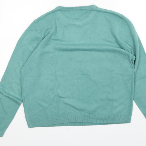 pure & Natural Womens Green   Pullover Jumper Size 14