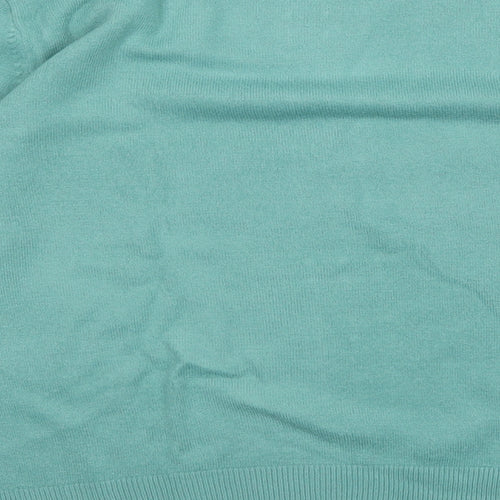 pure & Natural Womens Green   Pullover Jumper Size 14