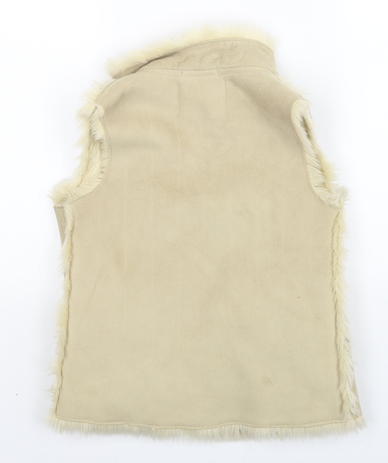 Debenhams Girls Beige   Vest Jumper Size 9 Years