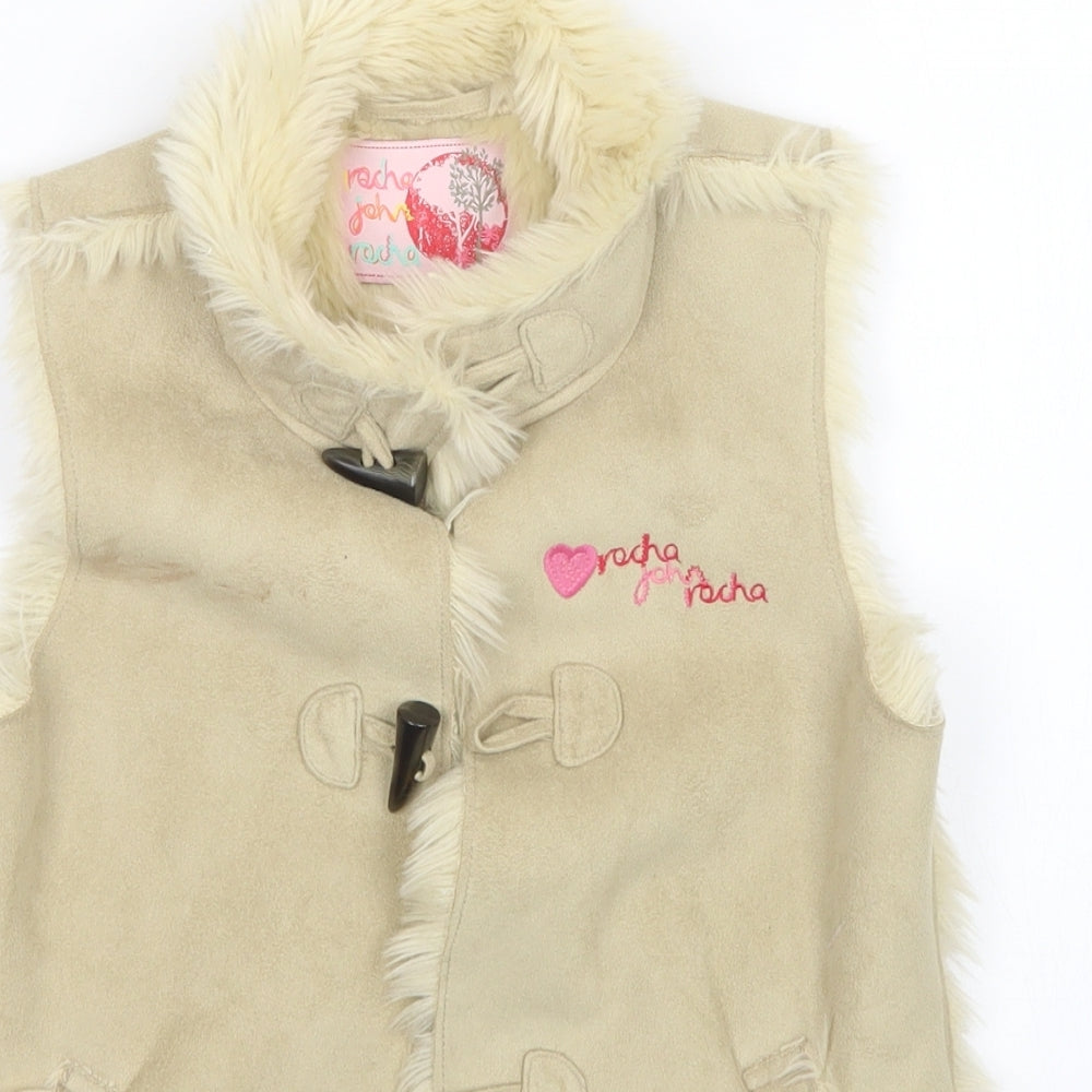 Debenhams Girls Beige   Vest Jumper Size 9 Years