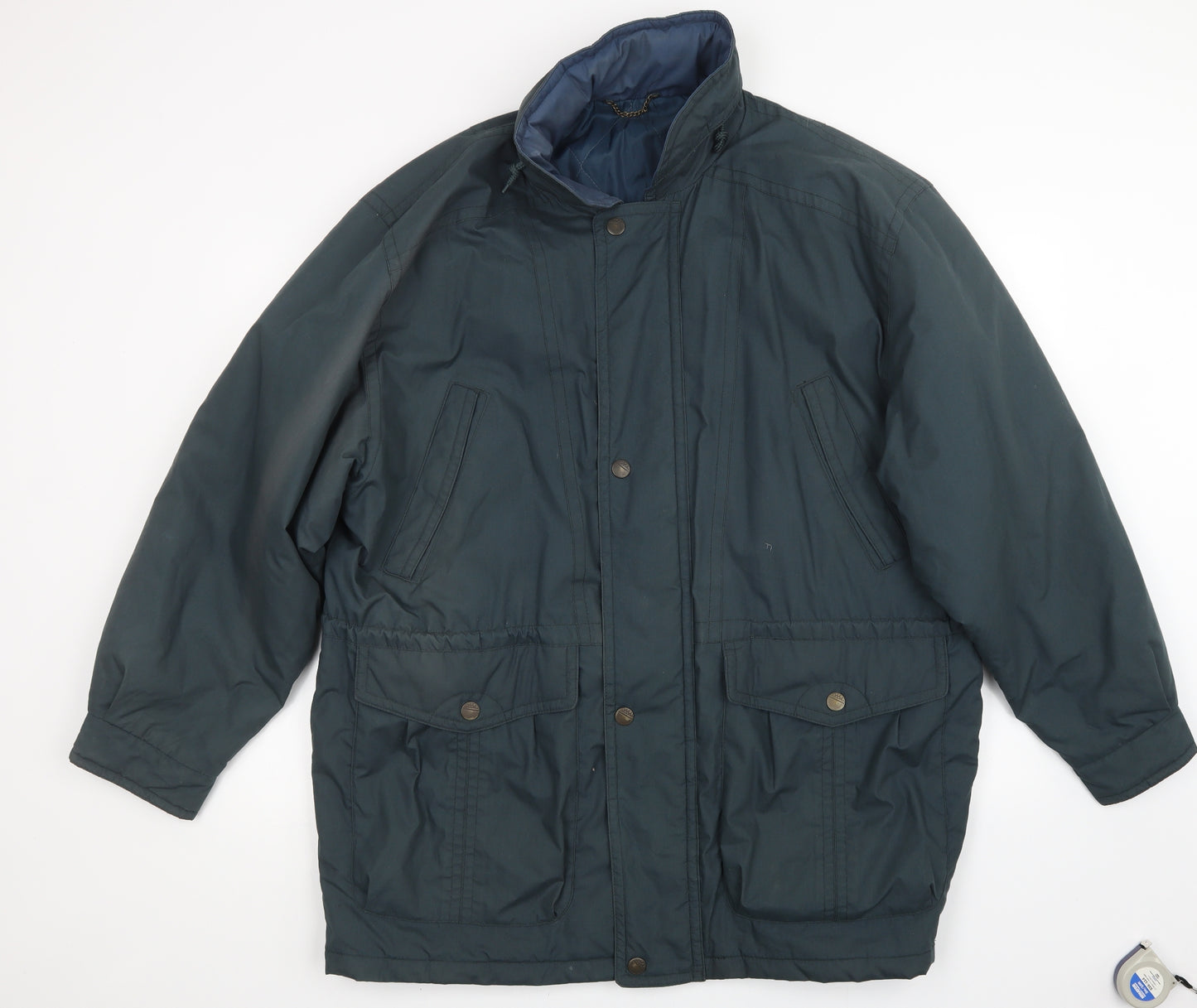 M&S Mens Green   Parka Coat Size L