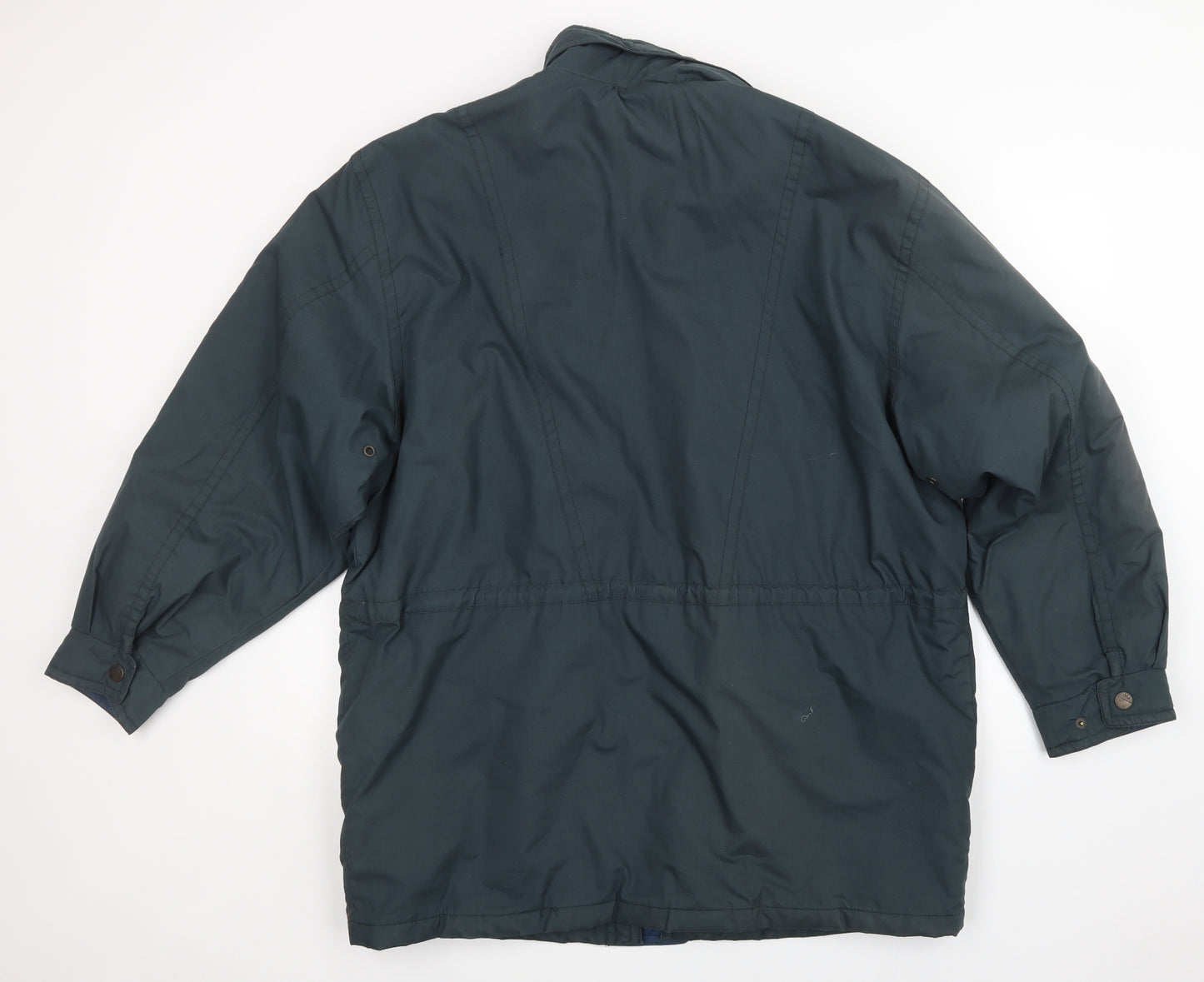 M&S Mens Green   Parka Coat Size L