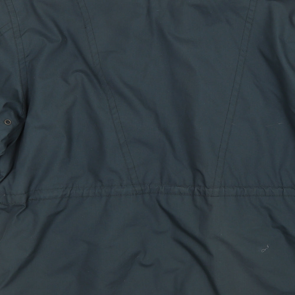 M&S Mens Green   Parka Coat Size L