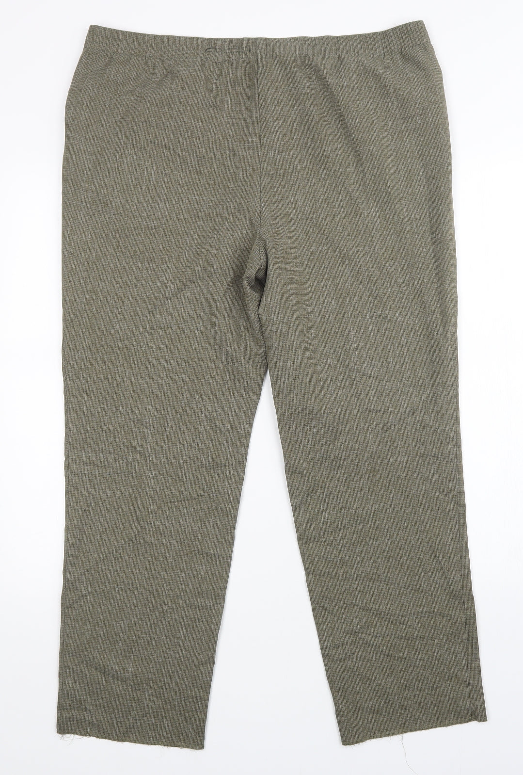 M&S Womens Green   Trousers  Size 14 L26 in
