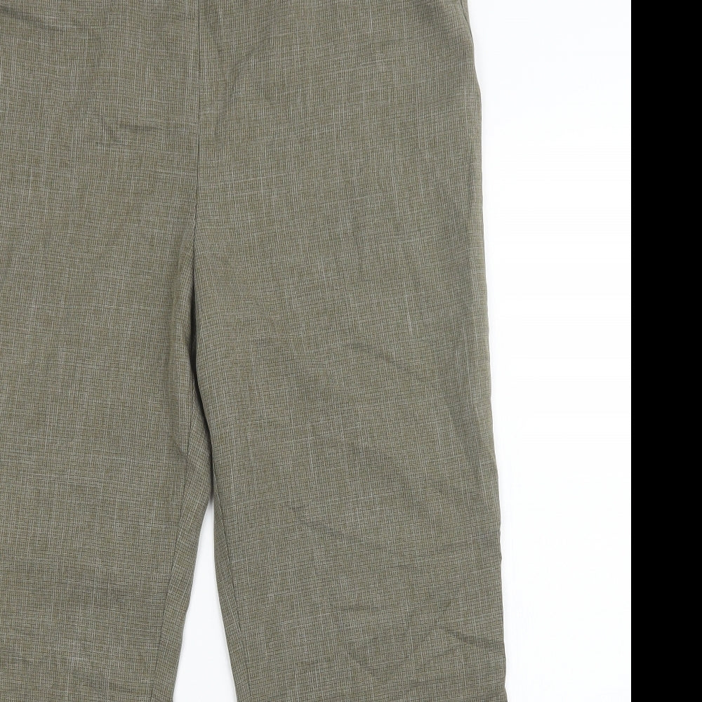 M&S Womens Green   Trousers  Size 14 L26 in