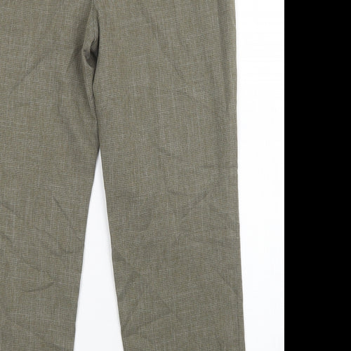 M&S Womens Green   Trousers  Size 14 L26 in
