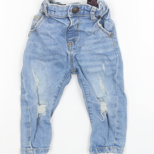 Preworn Baby Blue    Jeans Size 6-9 Months