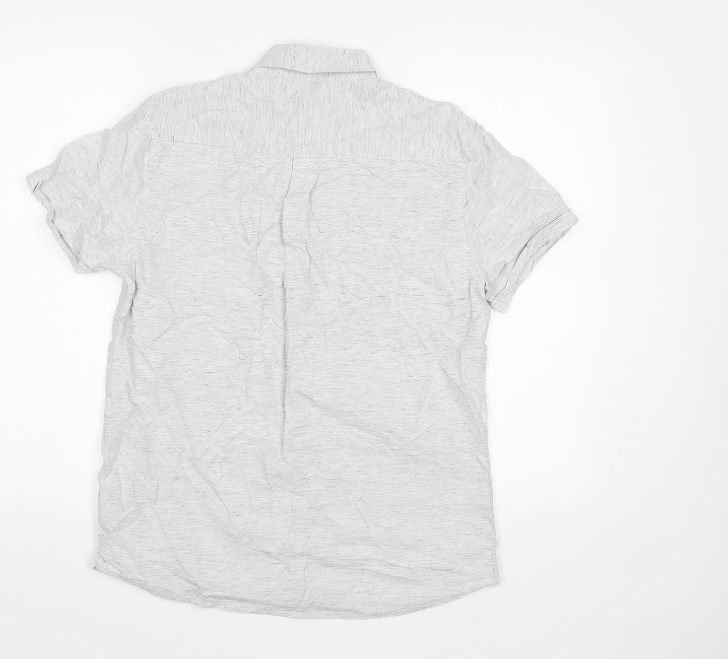 Larsson & Co Mens Beige    Button-Up Size S