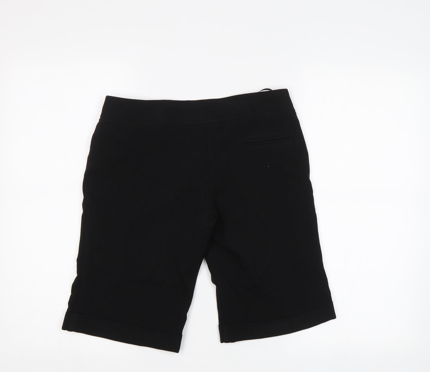 Bay Womens Black Striped  Chino Shorts Size 8