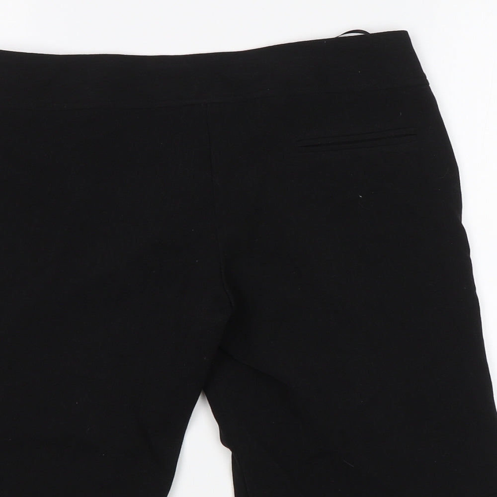 Bay Womens Black Striped  Chino Shorts Size 8