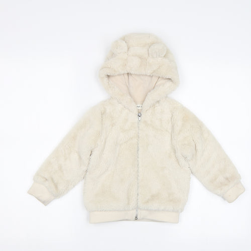 F&F Girls Beige   Jacket  Size 2-3 Years