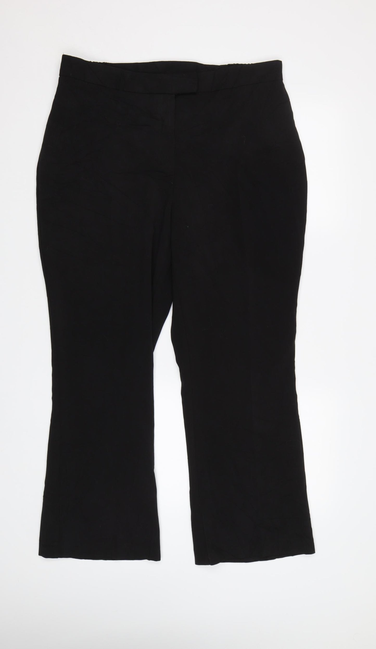Simply Be Womens Black   Dress Pants Trousers Size 18 L28 in - Elastic Waist Band