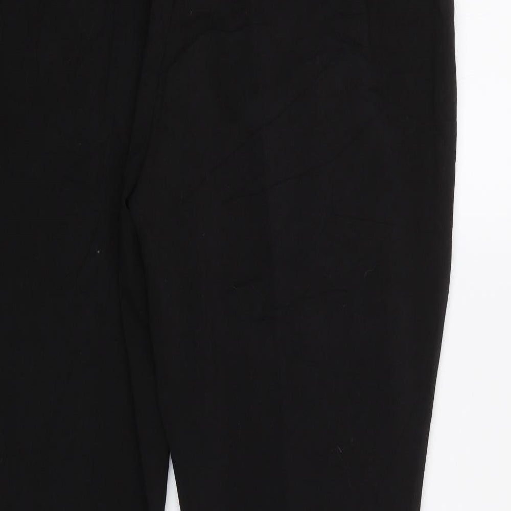 Simply Be Womens Black   Dress Pants Trousers Size 18 L28 in - Elastic Waist Band