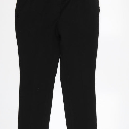 M&S Womens Black   Dress Pants Trousers Size 14 L27 in