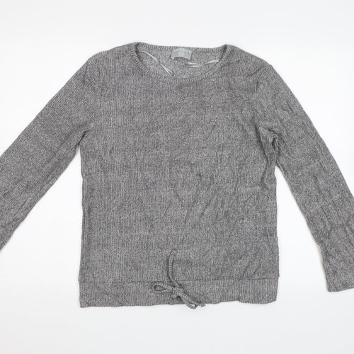 Jeff&Co Womens Grey   Pullover Sweatshirt Size 8