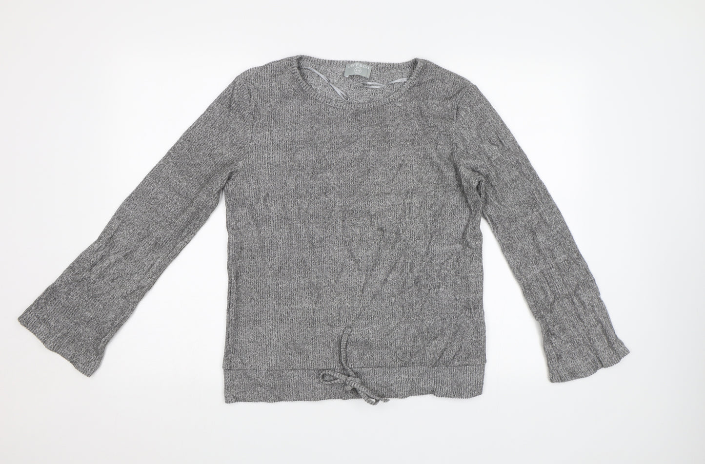 Jeff&Co Womens Grey   Pullover Sweatshirt Size 8