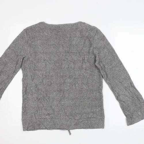 Jeff&Co Womens Grey   Pullover Sweatshirt Size 8