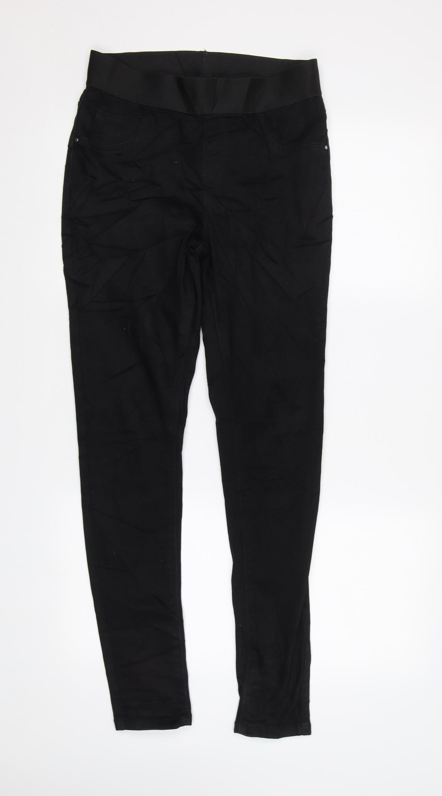 George Womens Black   Jegging Jeans Size 10 L29 in - Elastic Waist Band