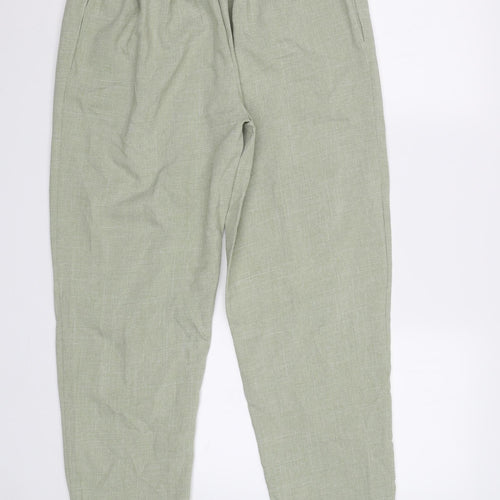 Preworn Womens Green   Trousers  Size 12 L27 in - Elastic Waist Band